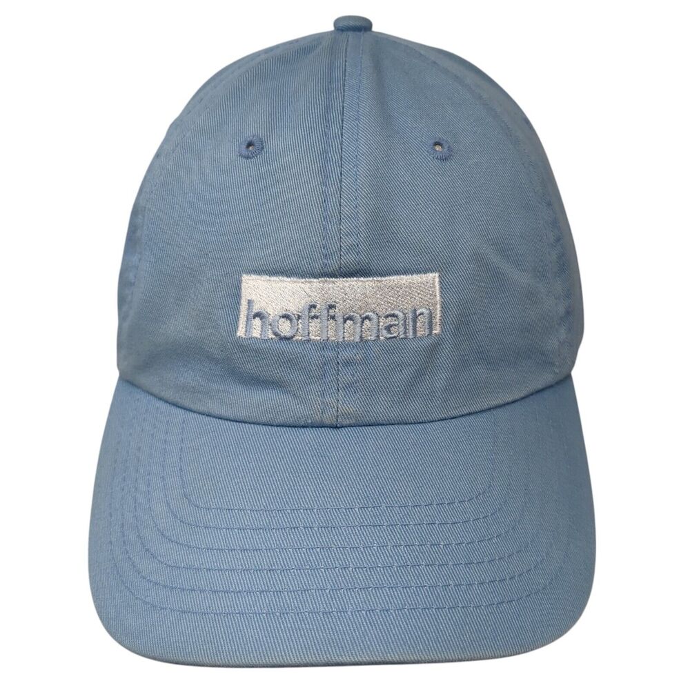 Hoffman Slideback Hat Blue One Size Adjustable Embroidered 6 Panel